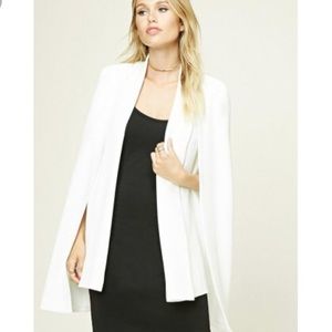 NWT forever 21 white cape